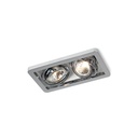 R52 in GU10 CHROME ring + WHITE frame + WHITE int. / Bulbs excl.      IP20