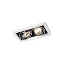 R52 in GU10 CHROME ring + BLACK frame + WHITE int. / Bulbs excl.      IP20