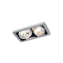 R52 in GU10 WHITE ring + WHITE frame + BLACK int. / Bulbs excl.      IP20