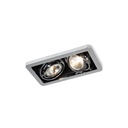 R52 in GU10 CHROME ring + WHITE frame + BLACK int. / Bulbs excl.      IP20