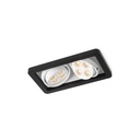 R52 in LED WHITE ring + WHITE frame + WHITE int. / WW - 10° / Driver excl. 2x 456LM 2700K CRI93 IP40