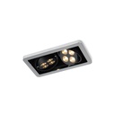 R52 in LED BLACK ring + BLACK frame + BLACK int. / WW - 40° / Driver excl.2x 456LM 2700K CRI93 IP40