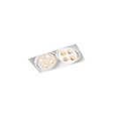 R52 in LED WHITE ring + CHROME frame + BLACK int. / WW - 25° / Driver excl.2x 456LM 2700K CRI93 IP40
