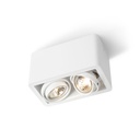 R52 in LED Rimless WHITE ring + BLACK int. / WW - 25° / Driver excl.      IP20