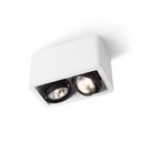R52 in LED Rimless WHITE ring + BLACK int. / WW - 10° / Driver excl.      IP20