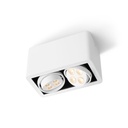R52 up LED BLACK frame + WHITE int. + BLACK ring / WW - 25° / Driver incl. / dimmable (PUSH-DIM or 1-10V)2x 456LM 2700K CRI93 IP40