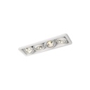 R52 up LED BLACK frame + BLACK int. + BLACK ring / WW - 25° / Driver incl. / dimmable (TRIAC/IGBT)      IP20