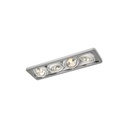 R54 in GU10 WHITE ring + WHITE frame + WHITE int. / Bulbs excl.      IP20