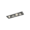 R54 in GU10 CHROME ring + WHITE frame + WHITE int. / Bulbs excl.      IP20
