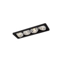 R54 in GU10 WHITE ring + CHROME frame + WHITE int. / Bulbs excl.      IP20