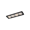R54 in LED WHITE ring + WHITE frame + WHITE int. / WW - 10° / Driver excl.4x 456LM 2700K CRI93 IP40