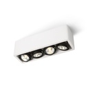 R54 in LED Rimless WHITE ring + BLACK int. / WW - 10° / Driver excl.      IP20