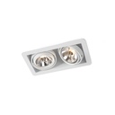 R54 up LED BLACK frame + BLACK int. + BLACK ring / WW - 25° / Driver incl. / dimmable (TRIAC/IGBT)      IP20