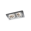 R70 in WHITE ring + WHITE frame + WHITE int. / Transf. excl. / Bulbs excl.      IP20