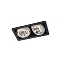 R70 in WHITE ring + CHROME frame + WHITE int. / Transf. excl. / Bulbs excl.      IP20