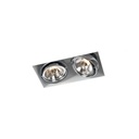 R70 in CHROME ring + BLACK frame + BLACK int. / Transf. excl. / Bulbs excl.      IP20