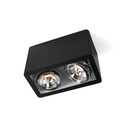 R70 in Rimless CHROME ring + BLACK int. / Transf. excl. / Bulbs excl.      IP20