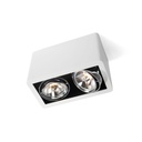 R70 up WHITE frame + WHITE int. + CHROME ring / Transf. incl. / Bulbs excl. / dimmable (TRIAC/IGBT)      IP20