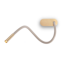 Scar-Leather 1FD built-in BRASS / OAK leather flex L500mm / WW - 42° / Driver incl. / dimmable 500mA (DALI)114LM 2700K CRI93 IP50