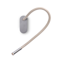 Scar-Leather 1FD built-in NICKEL / OAK leather flex L500mm / WW - 42° / Driver incl. / non-dimmable114LM 2700K CRI93 IP50