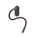 Scar-Leather 1FD built-in BRONZE / SADDLE leather flex L500mm / WW - 42° / Driver incl. / dimmable 500mA (DALI)114LM 2700K CRI93 IP50