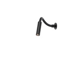 Scar-Led 1FD built-in 45 BLACK frame + BLACK flex L200mm / WW - 40° / Driver incl. (remote mounting) / non-dimmable157LM 2700K CRI93 IP50