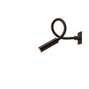 Scar-Led 1FD built-in 60 BRONZE frame + BRONZE flex L400mm / WW - 10° / Driver incl. (remote mounting) / non-dimmable157LM 2700K CRI93 IP50