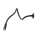 Scar-Led 1FD built-in 60 BLACK frame + BLACK flex L750mm / WW - 40° / Driver incl. (remote mounting) / non-dimmable157LM 2700K CRI93 IP50