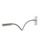 Scar-Led 1FD built-in 95 ALU frame + ALU flex L400mm / WW - 25° / Driver incl. (remote mounting) / non-dimmable 157LM 2700K CRI93 IP50