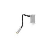 Scar-Led 1FD built-up BLACK frame + BLACK flex L200mm / WW - 40° / Driver incl. / non-dimmable 114LM 2700K CRI93 IP50