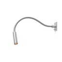 Scar-Led 1FDS built-in 60 ALU frame + BLACK flex L400mm / WW - 10° / Switch + driver incl. (remote mounting) / dimmable 500mA (PUSH-DIM)157LM 2700K CRI93 IP50