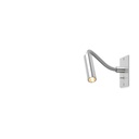 Scar-Led 1FDS built-in 95 ALU frame + BLACK flex L200mm / WW - 40° / Switch + driver incl. (remote mounting) / non-dimmable 114LM 2700K CRI93 IP50