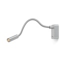 Scar-Led 1FDS built-up BRONZE frame + BRONZE flex L200mm / WW - 10° / Driver + switch incl. / non-dimmable 114LM 2700K CRI93 IP50