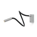 Scar-Led 1FDS built-up BLACK frame + BLACK flex L400mm / WW - 25° / Driver + switch incl. / non-dimmable 114LM 2700K CRI93 IP50