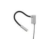 Scar-Led 1FDS built-up BLACK frame + BLACK flex L750mm / WW - 40° / Driver + switch incl. / non-dimmable114LM 2700K CRI93 IP50