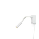 Scar-Led 1FDS built-up plug ALU frame + BLACK flex L200mm / WW - 25° / Driver + switch incl. / non-dimmable114LM 2700K CRI93 IP50