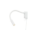 Scar-Led 1FDS built-up plug ALU frame + BLACK flex L400mm / WW - 40° / Driver + switch incl. / non-dimmable114LM 2700K CRI93 IP50