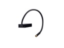 Scar-Lite 1FDS built-up plug BLACK frame + BLACK flex L500mm / WW - 42° / Driver + switch incl. / non-dimmable157LM 2700K CRI93 IP50