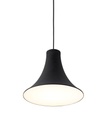 Scar-Lite 1FDS built-up plug BLACK frame + BLACK flex L500mm / WW - 42° / Driver + switch incl. / dimmable 500mA (PUSH-DIM)      IP50