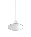 Sirens SU frosted glass small mirror + edge mirror WHITE ? 210 / Bulb excl.       