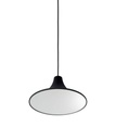Sirens SU frosted glass small mirror + edge mirror BLACK ? 210 / Bulb excl.       
