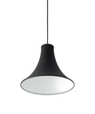Sirens SU frosted glass small mirror + edge mirror BLACK ? 265 / Bulb excl.       