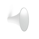 Sirens W/C frosted glass small mirror + edge mirror WHITE ? 265 / Bulb excl.       