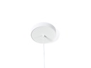 Base Round B21 WHITE / Driver incl. / dimmable (PUSH-DIM or 1-10V or DALI) / 40W (steelcable fixation in base)       