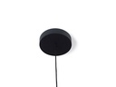 Base Round B21 BLACK / Driver incl. / dimmable (PUSH-DIM or 1-10V or DALI) / 40W (steelcable fixation in base)       