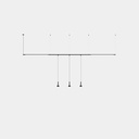 Tubs Modular Lineal & Track with 3 Downlights