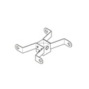 Doppio testapalo Delta 3 per palo 60mm  Bia