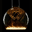 LED Floating Globe 150 twisted smokey grey - 6W - CRI90 - 1900K - E27  - 230LM