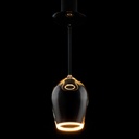 LED FLOATING WINE CLEAR - BLACK BASE - 5W - CRI90 - 2200K - E27  - 500LM