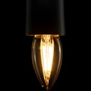 LED Candle clear - 3,2W - CRI90 - 2700K - E27  - 270LM